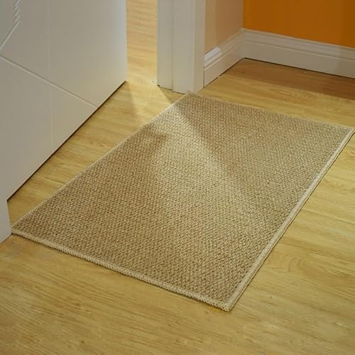 Natürlicher Berberteppich Verwendet Chemisches Fasermaterial, Türmatte Für Den Innenbereich, Eingangsteppich, rutschfeste Türmatte Und Anti-Shedding-Teppich Aus Juteimitat, Brass, 50 * 70cm Natürlicher Berberteppich Verwendet Chemisches Fasermaterial, Türmatte Für Den Innenbereich, Eingangsteppich, rutschfeste Türmatte Und Anti-Shedding-Teppich Aus Juteimitat, Brass, 50 * 70cm von Generic