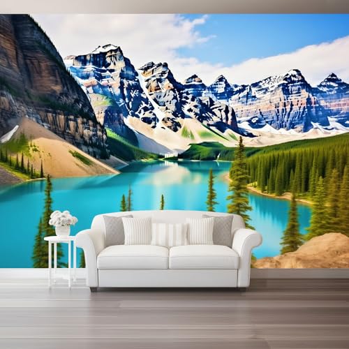 Natur Blau Berge Dschungel Fototapete Grün Dschungel 300 x 210 cm, Wandbild Fototapete für Wohnzimmer Schlafzimmer Wandtapete Vlies Tapete UV-Beständig Montagefertig Natur Blau Berge Dschungel Fototapete Grün Dschungel 300 x 210 cm, Wandbild Fototapete für Wohnzimmer Schlafzimmer Wandtapete Vlies Tapete UV-Beständig Montagefertig von Generic