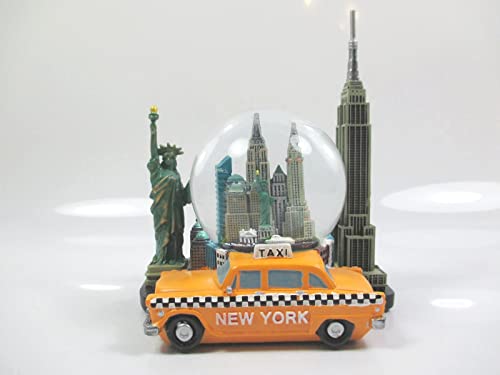 New York Poly Souvenir Modell mit Schneekugel 6,5 cm Empire State Liberty Taxi New York Poly Souvenir Modell mit Schneekugel 6,5 cm Empire State Liberty Taxi von Generic