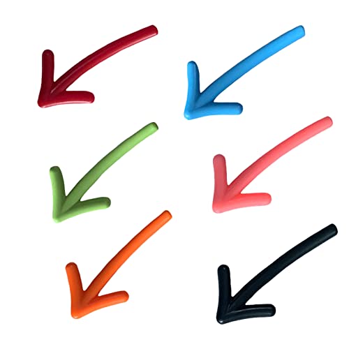 Newwyt 6 Stück Kühlschrankmagnete Pfeil dekorativer Kühlschrankmagnet Küche Whiteboard Nachrichtenaufkleber Poster für Heimdekorationen ABS-Magnet von Generic