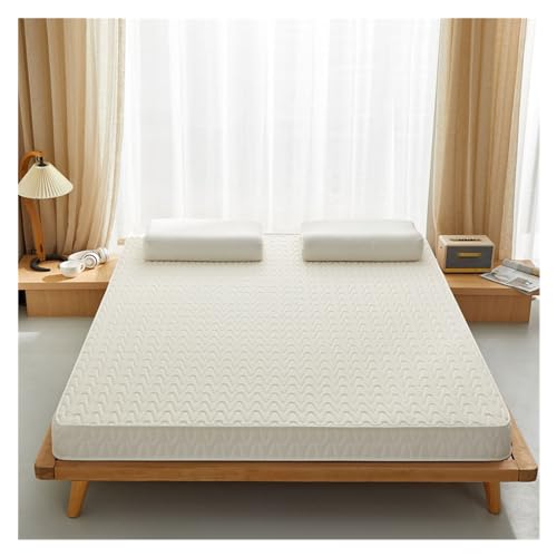 Nic Kokosnuss Palm Latex Matratze Abdeckung umweltfreundlich 7-Zone Unterstützung weich/harte Festigkeit weiß 120 x 190 x 8 cm von Generic