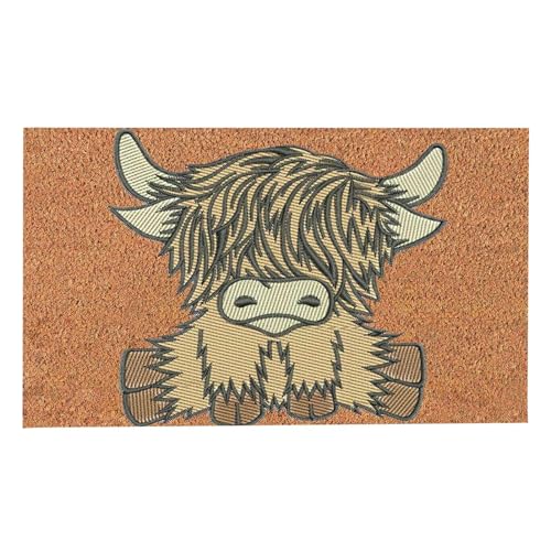 Niedliche Fußmatte, rutschfest, 39,9 x 60 cm, komfortabel, Kuh-Design, starke Wasseraufnahme, kreativer Teppich für Küche und Badezimmer Niedliche Fußmatte, rutschfest, 39,9 x 60 cm, komfortabel, Kuh-Design, starke Wasseraufnahme, kreativer Teppich für Küche und Badezimmer von Generic