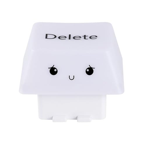 Niedliche Nachtlampe - Sanft Leuchtendes Tastenkappen-Design Beruhigendes Nachtlicht Für Erwachsene - Druckknopf USB-Betriebener Handyhalter Für Lesen Flursicherheit Meditationsbereich Schreibtisch von Generic