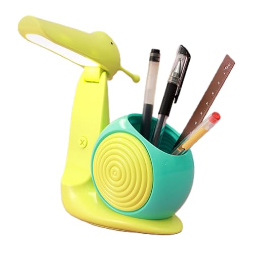Niedliche Schnecke Schreibtischlampe - Cartoon Tier Schnecke Tischlampe Schreibtischlampe | Leselampe mit Schreibtischlampe mit Organizer für Stifte von Generic
