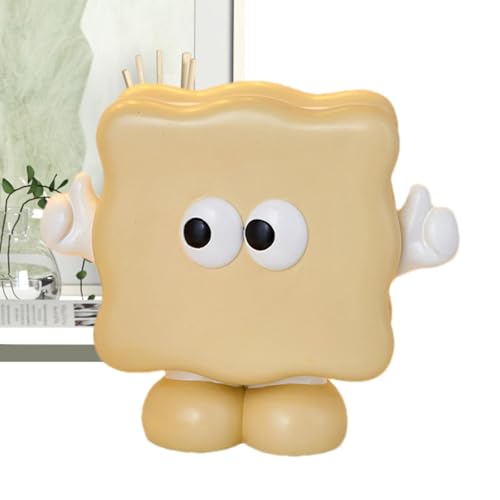 Niedliche Spardose für Spardose | Bürofigur Keks – Sparbank für Münzen, Geldkassette für Münzen und Münzen von Generic
