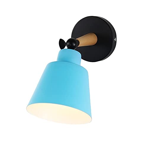 Nordische Moderne Wandleuchten, Innendekoration, kleine Wandleuchte, 180° verstellbar, 1 x E27-Fassung, Macaron-Wandlampen für Kinderzimmer, Flur, Gang, Schlafzimmer, Nachttisch-Leselicht Nordische Moderne Wandleuchten, Innendekoration, kleine Wandleuchte, 180° verstellbar, 1 x E27-Fassung, Macaron-Wandlampen für Kinderzimmer, Flur, Gang, Schlafzimmer, Nachttisch-Leselicht von Generic