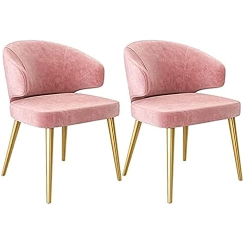 Nordischer minimalistischer Esszimmerstuhl, Küchenstühle 2er-Set, Schminkstuhl mit Samtpolsterung, Beistellstuhl mit schmiedeeisernen Beinen Nordischer minimalistischer Esszimmerstuhl, Küchenstühle 2er-Set, Schminkstuhl mit Samtpolsterung, Beistellstuhl mit schmiedeeisernen Beinen von Generic