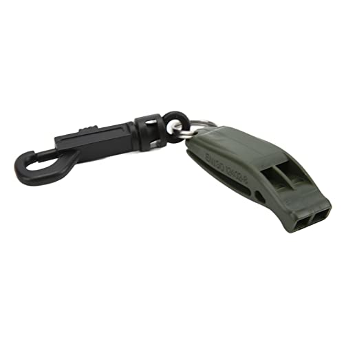 Notpfiffe, Pfeife mit Rückenclip PP Whistle Notfall für Outdoor Camping (Green) von Generic