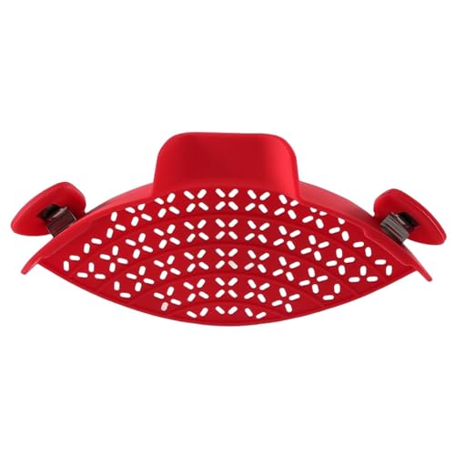 Nudelsieb - Siebkorb | Einstellbare Silikon Topffilter Clip für Küche | Home Gadget Hitzebeständiger Clip auf Sieb für Fleisch, Gemüse und Obst von Generic