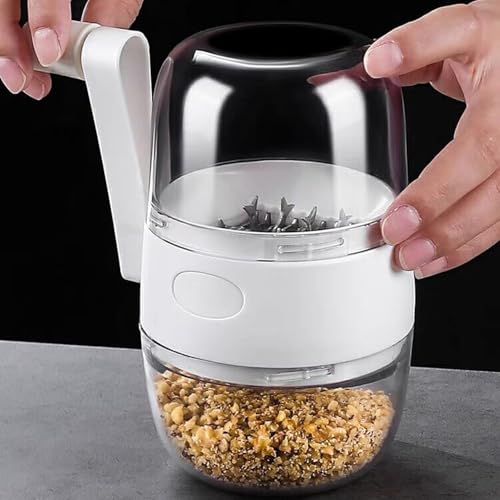 Nusshacker Mit Handkurbel, Tragbare Nussmühle Mit Rutschfester Basis, Handheld-aktenvernichter, Mixer, Geeignet Für Die Küche von Generic