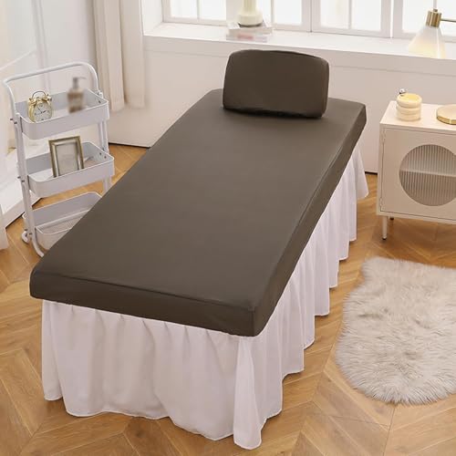 Ölresistenter Bezug für Massageliege, Wasserdicht Massagelaken mit Loch, Waschbar Massageliege Überzug für Kosmetik-Tische und Therapie-Bänke Brown 70x190cm Ölresistenter Bezug für Massageliege, Wasserdicht Massagelaken mit Loch, Waschbar Massageliege Überzug für Kosmetik-Tische und Therapie-Bänke Brown 70x190cm von Generic