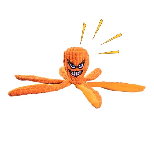 Octopus Dog Toy Octopus Welpe Welpe von Spielzeug Gewächshaus Cricky, bissfeste Hundespielzeug für kleine, mittlere und große Rassen von Generic