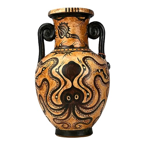 Octopus Vase Amphora Marine Style Minoan Pottery Knossos Museum Copy 20cm von Generic