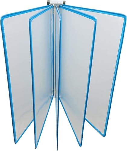 Office Adjustaview Wandmontiertes Referenzsystem 5 Doppelseitige Paneele Wandmontierter Aktenhalter A4 Ordner Poster Flipbook-Display PVC Metall Transparent Page Display Ständer, Blue Office Adjustaview Wandmontiertes Referenzsystem 5 Doppelseitige Paneele Wandmontierter Aktenhalter A4 Ordner Poster Flipbook-Display PVC Metall Transparent Page Display Ständer, Blue von Generic