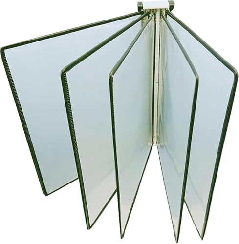 Office Adjustaview Wandmontiertes Referenzsystem 5 Doppelseitige Paneele Wandmontierter Aktenhalter A4 Ordner Poster Flipbook-Display PVC Metall Transparent Page Display Ständer, Green Office Adjustaview Wandmontiertes Referenzsystem 5 Doppelseitige Paneele Wandmontierter Aktenhalter A4 Ordner Poster Flipbook-Display PVC Metall Transparent Page Display Ständer, Green von Generic