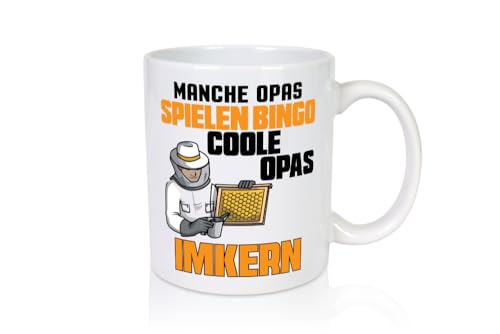 Opas spielen Bingo, coole Opas imkern | Opa | Imker| Honig - Tasse Weiss - Kaffeetasse/Geschenk/Familie von Generic
