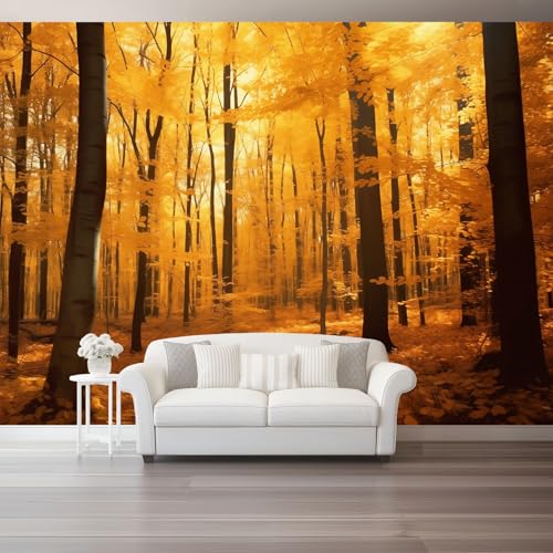 Orange Bäume Fototapete 300 x 210 cm Natur Berge See Thema Wandbild Wohnzimmer Schlafzimmer Wandtapete, Vlies Tapete UV-Beständig Geruchsfrei Montagefertig Orange Bäume Fototapete 300 x 210 cm Natur Berge See Thema Wandbild Wohnzimmer Schlafzimmer Wandtapete, Vlies Tapete UV-Beständig Geruchsfrei Montagefertig von Generic
