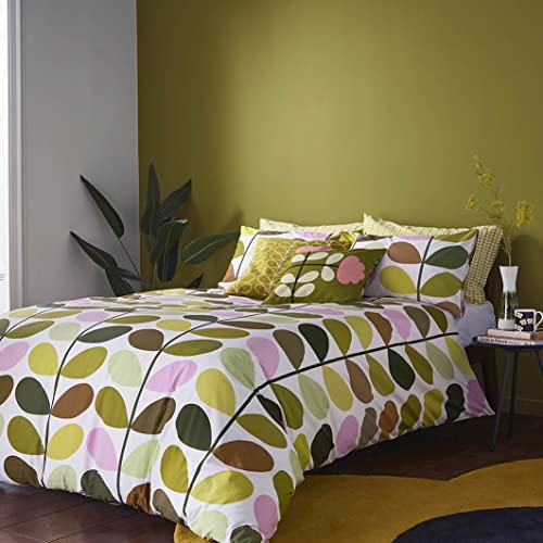 Orla Kiely Bettwäsche-Set für Einzelbett, 100 % Baumwolle, 137 cm x 200 cm von Generic