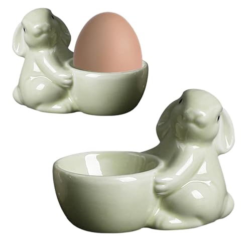 Ostereibecher, Porzellan-Eierbecher,Keramik Kreative Bunny Eierhalter | Kaninchenstatue Eierbecher, süß und einfach für Küchenhelfer, Heimtextilien, Küchenutensilien Ostereibecher, Porzellan-Eierbecher,Keramik Kreative Bunny Eierhalter | Kaninchenstatue Eierbecher, süß und einfach für Küchenhelfer, Heimtextilien, Küchenutensilien von Generic