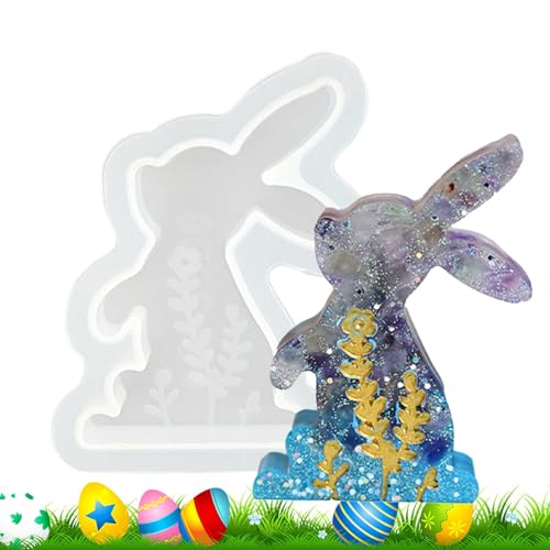 Osterkerzenformen aus Silikon, Osterhase Kerzenform | Handgemachte Frühlingskerzenform Ostern - Dekoration Handwerk Hase für Ornamente aus Osterkerzenformen aus Silikon, Osterhase Kerzenform | Handgemachte Frühlingskerzenform Ostern - Dekoration Handwerk Hase für Ornamente aus von Generic