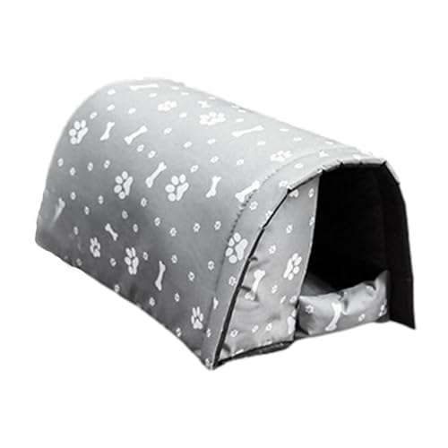 Outdoor-Kattenhaus - Warmes und wasserdichtes Haus, Katzenbetreuung für drinnen und draußen | Wildkatzenzwinger mit herausnehmbarer weicher Matte, Ideal für kleine Hunde, Schutz vor fr Outdoor-Kattenhaus - Warmes und wasserdichtes Haus, Katzenbetreuung für drinnen und draußen | Wildkatzenzwinger mit herausnehmbarer weicher Matte, Ideal für kleine Hunde, Schutz vor fr von Generic