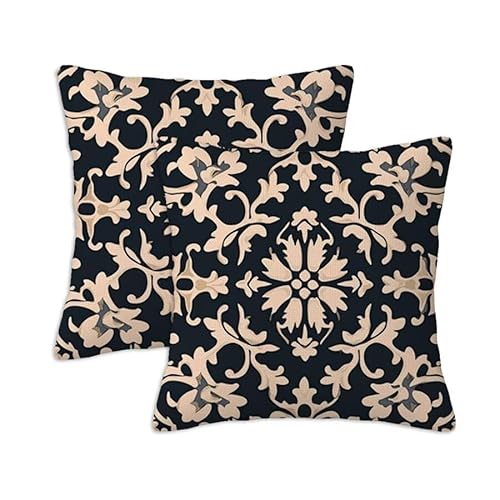 Outdoor Kissen Türkisgrün Kissenbezug 35x35 cm Weinlese 2er Set Quadratische Wetterfest Kissenbezug Leinen Kissenbezüge Doppelseitiger Druck, Deko Kissen Outdoor für Sofa, Bett, Balkon, Terassen S-465 Outdoor Kissen Türkisgrün Kissenbezug 35x35 cm Weinlese 2er Set Quadratische Wetterfest Kissenbezug Leinen Kissenbezüge Doppelseitiger Druck, Deko Kissen Outdoor für Sofa, Bett, Balkon, Terassen S-465 von Generic