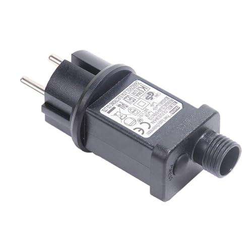 Outdoor -LED -Netzteil - 31V -Adapter EU -Plug | Niedriger wasserfestes Spannungstransformator 8 Blitzmodi für Weihnachtslichter, Lichtketten und Projektoren von Generic