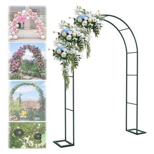 Outdoor Metal Garden Arch Pergola for Climbing Plants - Elegant Green Arbor for Backyard, Patio & Roses - Sturdy 280 x 220 cm Archway for Enhanced Curb Appeal Outdoor Metal Garden Arch Pergola for Climbing Plants - Elegant Green Arbor for Backyard, Patio & Roses - Sturdy 280 x 220 cm Archway for Enhanced Curb Appeal von Generic