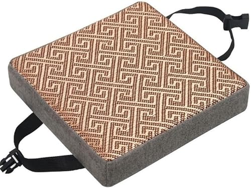 Outdoor Stuhl Kissen Wasserdicht 40 X 40 cm, Terrassstuhlkissen Für Gartenmöbel, Krawatten, Terrasse, Esszimmer Sitzkissen, Abnehmbar, Waschbar(G,12x12x3in/30x30x8cm) von Generic