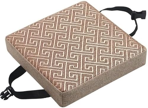 Outdoor Stuhl Kissen Wasserdicht 40 X 40 cm, Terrassstuhlkissen Für Gartenmöbel, Krawatten, Terrasse, Esszimmer Sitzkissen, Abnehmbar, Waschbar(O,11x11x3in/28x28x8cm) von Generic