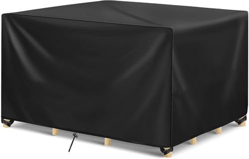 Outdoor-möbelabdeckungen Wasserdicht 180x150x85cm / Lxbxh Möbelabdeckungen Für Sofas Und Stühle Große Terrassen-Set-Abdeckung Rattan-Sofa-Tisch-Stuhl-Set-Abdeckung Anti-uv-reißfest von Generic