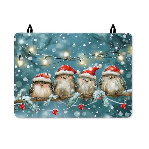 Owls Herdplattenabdeckung für Elektroherd, weihnachtliche Weihnachtsmannmützen, blaue PU-Oberfläche, Herdabdeckplatte für Glasoberfläche, Zuhause, Küche, Dekoration, 71,1 x 50,8 cm Owls Herdplattenabdeckung für Elektroherd, weihnachtliche Weihnachtsmannmützen, blaue PU-Oberfläche, Herdabdeckplatte für Glasoberfläche, Zuhause, Küche, Dekoration, 71,1 x 50,8 cm von Generic