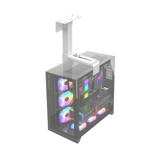 PC-Montage unter dem Schreibtisch, verstellbar, Wand und unter dem Schreibtisch, Halterung für die Wand und unter dem Schreibtisch, um 360 Grad drehbar, belastbar bis zu 66 kg PC-Montage unter dem Schreibtisch, verstellbar, Wand und unter dem Schreibtisch, Halterung für die Wand und unter dem Schreibtisch, um 360 Grad drehbar, belastbar bis zu 66 kg von Generic