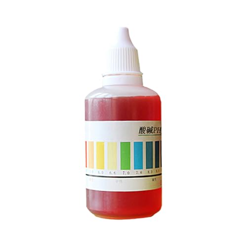 PH -Testtropfen - PH -Tester für Wasser | 50 ml Schwimmbad -pH -Testreagenz | Trinkwasserprüflösung | Aquarium -Wassertestkit | Swimmingpool -Detektionsmittel für Aquarien von Generic