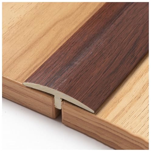 PVC Bodenübergangsstreifen Übergangsleiste Teppichkantenleiste Laminat Türleiste Bodenleiste – Breite: 43,0 Mm(Black Walnut) von Generic