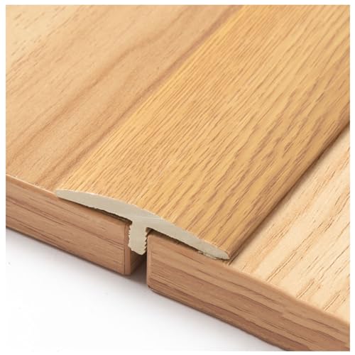 PVC Bodenübergangsstreifen Übergangsleiste Teppichkantenleiste Laminat Türleiste Bodenleiste – Breite: 43,0 Mm(Oak) von Generic