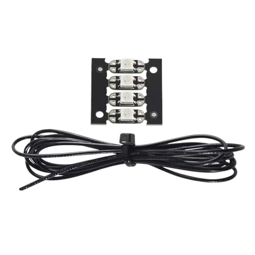 Pailletten mit LED WS2812 3535 RGB und 1M 26AWG Kabel für Extruder Pailletten mit LED WS2812 3535 RGB und 1M 26AWG Kabel für Extruder von Generic