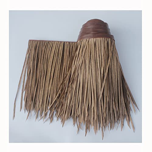 Palm Thatch Läufer Roll Künstliche Thatch Fliese Kunststoff Thatch Künstliche Für Park Seaside Scenic Spot Dekoration Stroh Dach Für Sonnenschirme, Parklandschaften(Yellow a,0.5x2m/1.64X6.56ft) von Generic