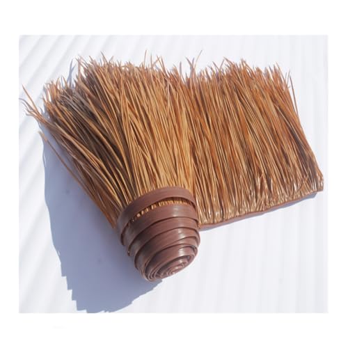 Palm Thatch Rolle Palm Thatch Runner Rolle Mexican Style Stroh Dach Thatch Dächer Entenrollo Gras Für Tiki Bar Hütte Garten Terrasse Schirm Abdeckungen Zaun Party(Yellow a,0.5x4m/1.64X13.1ft) von Generic