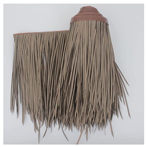 Palm Thatch Rolle Palm Thatch Runner Rolle Mexican Style Stroh Dach Thatch Dächer Entenrollo Gras Für Tiki Bar Hütte Garten Terrasse Schirm Abdeckungen Zaun Party(Yellow c,0.5x15m/1.64X49.2ft) von Generic