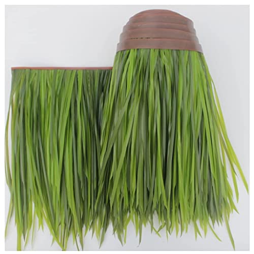 Palm Thatch Rolle Palm Thatch Runner Rolle Mexican Style Stroh Dach Thatch Dächer Entenrollo Gras Für Tiki Bar Hütte Garten Terrasse Schirm Abdeckungen Zaun Party(Yellow e,0.5x15m/1.64X49.2ft) von Generic