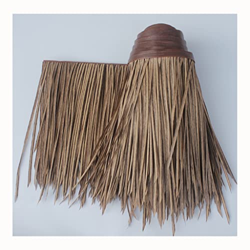 Palm Thatch Rollen Duck Blind Grass, Tiki Hütte Thatch, Entenboot Jalousien,Palapa Reck Dacheindeckung,Thatch Für Tiki Bar,Tiki Bar Hütten Für Outdoor-Haus Dekoration(Yellow,0.5x8m) von Generic