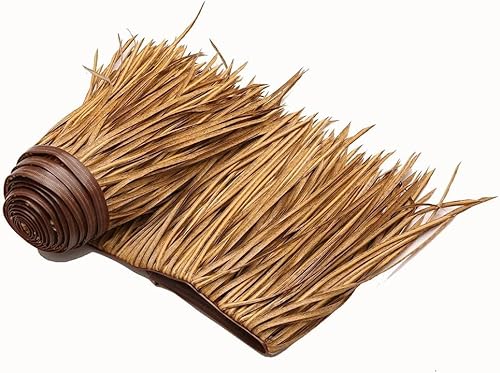 Palm Thatch Rolls 16,4 X 3,28 Ft Synthetische Reetdacheindeckung Für Tiki Bar, Langlebige Reetdach Palm Thatch Roll, Tiki Hut Gras Dach Regenschirm Abdeckung Mini Bar Dach Un, Yellow C, 0.5x4m Palm Thatch Rolls 16,4 X 3,28 Ft Synthetische Reetdacheindeckung Für Tiki Bar, Langlebige Reetdach Palm Thatch Roll, Tiki Hut Gras Dach Regenschirm Abdeckung Mini Bar Dach Un, Yellow C, 0.5x4m von Generic