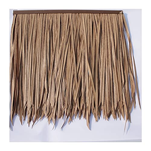 Palm Thatch Runner Roll Artificial Thatch Tile Plastic Thatch Artificial For Park Seaside Scenic Spot Decoration Straw Roof Traufen Thatch Roof Decoration Man-made Thatch (Size : 20pcs)(Yellow1,6pcs) von Generic