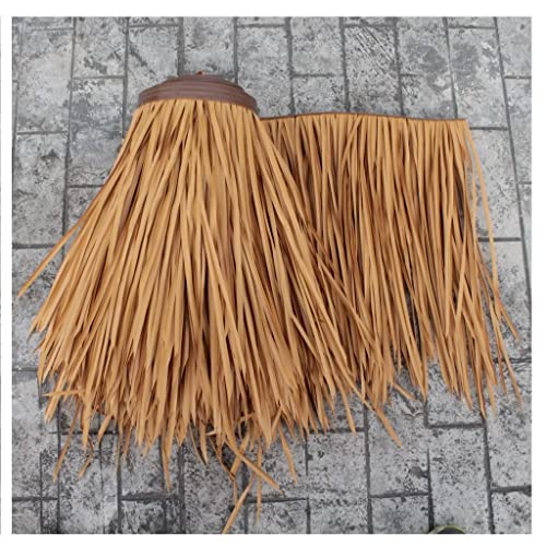 Palmenstrohrollen, Mexikanisches Tiki-Hüttengras, Sockel, Dachgras, Entenjalousie, Gras Für Strohdach, Tiki-Bar-Dekorationen, Rolle, Palmenpalapa-Strohstrohdach Für(Yellow d,0.5x15m/1.64X49.2ft) von Generic