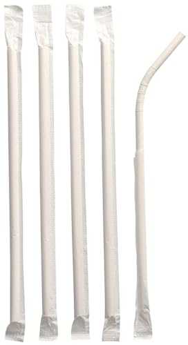 Papierröhren weiß einzeln verpackt 100pcs von Generic
