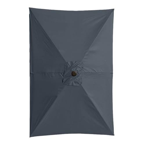 Parasol Fabric Cover – Balcony Shade, Pool Shelter | Waterproof Replacement Top for Cantilever Arm Umbrella, Heavy Duty Polyester Garden Canopy for Patio Sunshade with 8 Rib Frame in Weather von Generic
