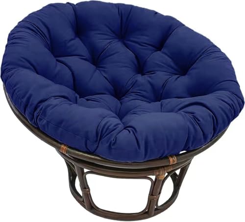 Patio Hängesessel Boden Für Drehstuhl Für Baumwolle Hängeschaukel Papasan Stuhl Hängekorb Hängesessel, Dark Blue, 100 * 100cm von Generic