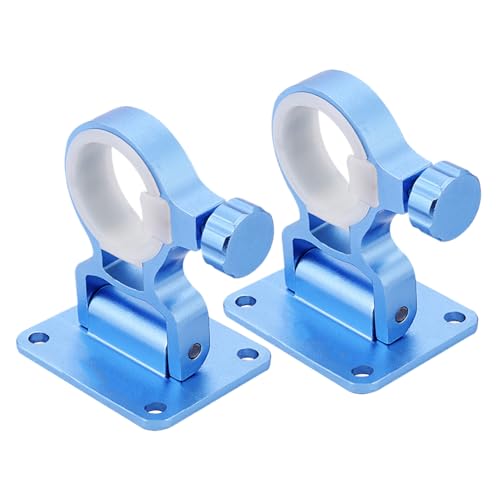 Patio Regenschirmhalterhalter | 2x Canopy Rod Clip Clamp, Dachhalterhalterung Basis für Fischereistange im Freien, Bootsstabhalter -Halterungsanschluss zum Camping Patio Regenschirmhalterhalter | 2x Canopy Rod Clip Clamp, Dachhalterhalterung Basis für Fischereistange im Freien, Bootsstabhalter -Halterungsanschluss zum Camping von Generic