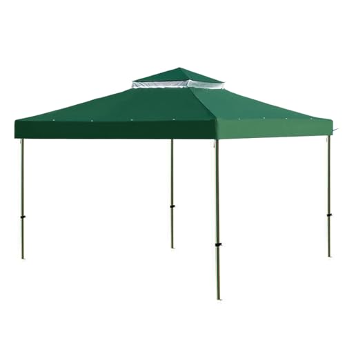 Pavillondach 3x3 Meter - Doppelschicht Ersatzdach, Wetterfeste Pavillonhaube | Zweistufige Abdeckung Garten, Uv-Beständig Pavillondach, Ersatzdach Für Terrassenpavillon Und Partys Schutz Sonne Regen von Generic